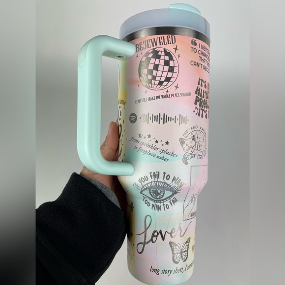 Swiftie 40oz Warm Serene Stanley Tumbler Engraved - Picture 5 of 10